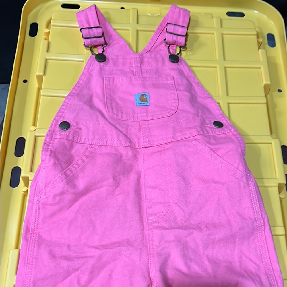 Carhartt Kids Pink Overalls